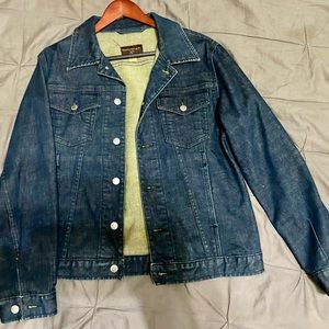 Banana Republic Dark Wash Blue Denim Jacket - Men’s Size Small